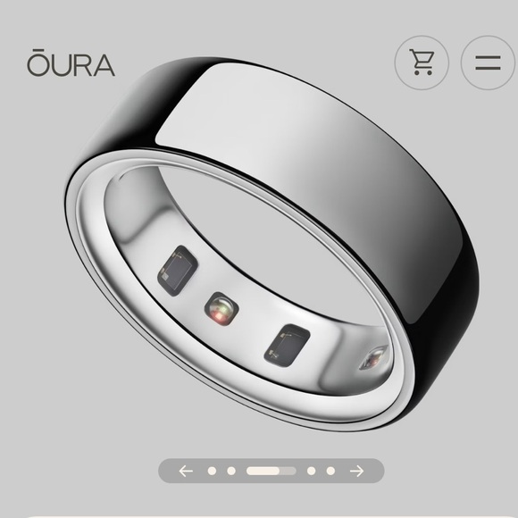 Oura Ring 3 silver size 9